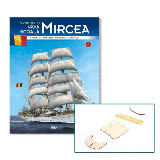 Macheta nava KIT Nava Scoala Mircea nr 6, 1:95 RBA Libertatea
