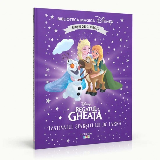 Carte Povesti din colectia Biblioteca Disney 100 de ani Nr.70 - Regatul de gheata. Festivalul sfarsitului de iarna, Litera