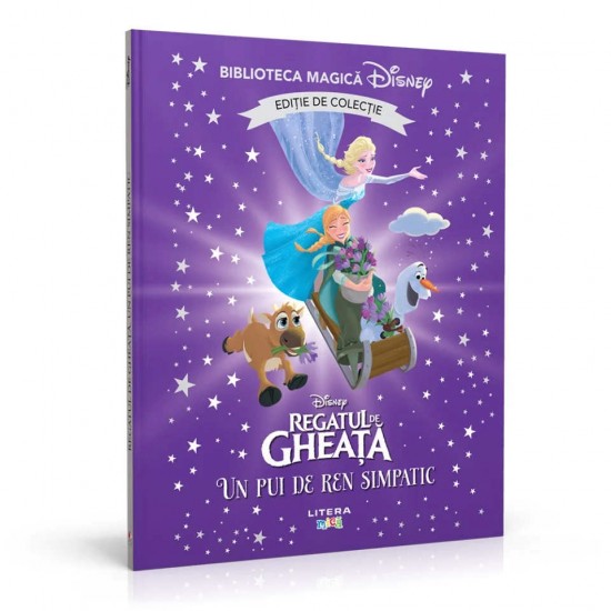 Carte Povesti din colectia Biblioteca Disney 100 de ani Nr.73 - Regatul de gheata. Un pui de ren simpatic, Litera