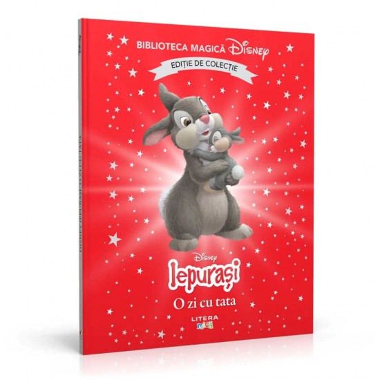 Carte Povesti din colectia Biblioteca Disney 100 de ani Nr.77 - Iepurasi. O zi cu tata, Litera