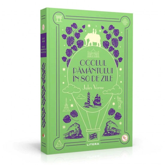 Carte Povesti din colectia Biblioteca pentru copii Nr.14 - Ocolul Pamantului in 80 de zile, Litera