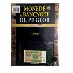 Monede Si Bancnote De Pe Glob Nr.76 - 1 Rubla tadjica, Hachette