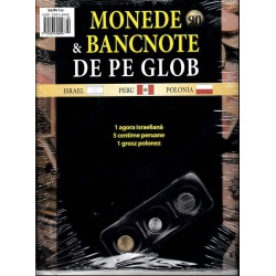 Monede Si Bancnote De Pe Glob Nr.90 - 1 agora, 5 centime, 1 grosz, Hachette