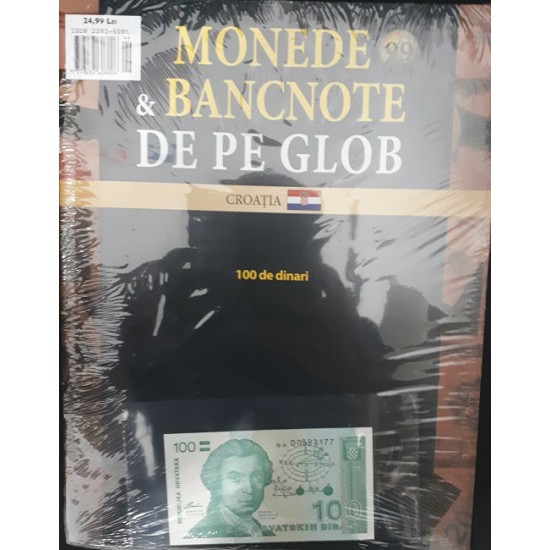 Monede Si Bancnote De Pe Glob Nr.99 - 100 de Dinari, Hachette