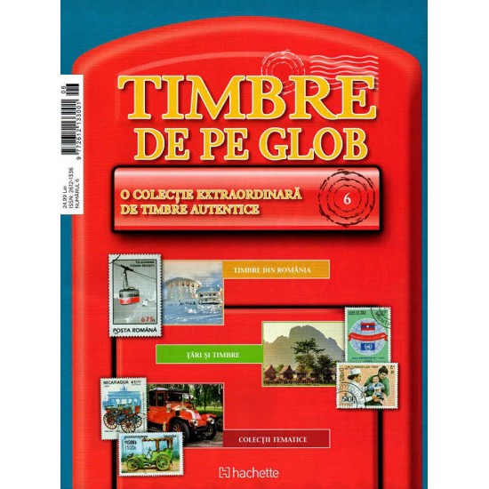 Timbre de pe Glob Nr.06 , Hachette