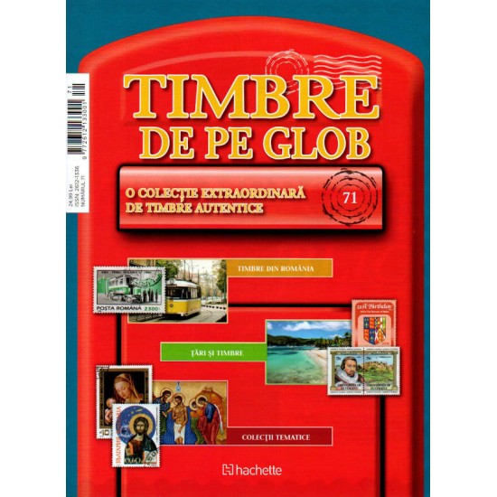 Timbre de pe Glob Nr.71, Hachette