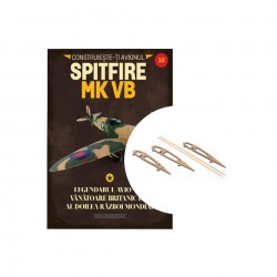 Macheta avion KIT Supermarine Spitfire MK VB nr 10, 1:12 Libertatea 