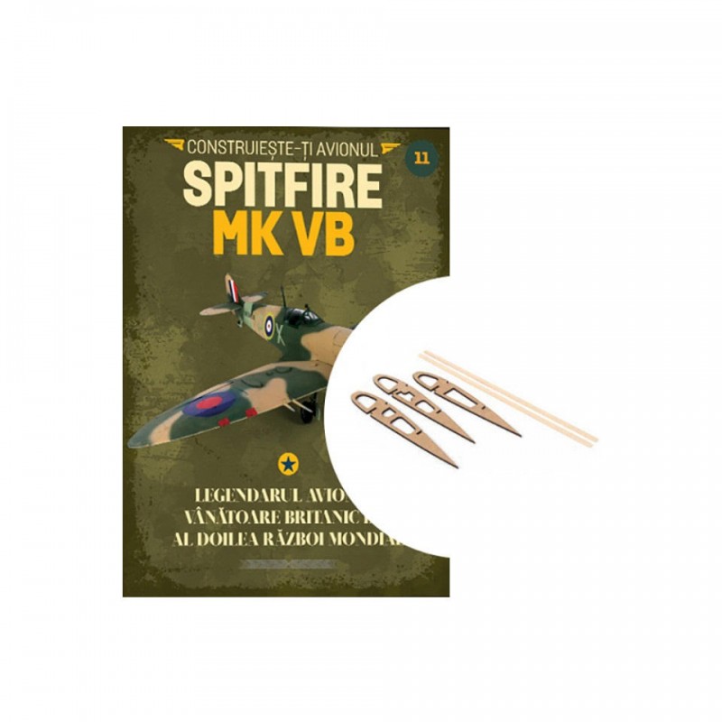 Macheta avion KIT Supermarine Spitfire MK VB nr 11, 1:12 Libertatea 