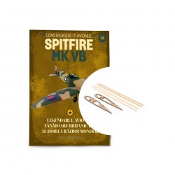 Macheta avion KIT Supermarine Spitfire MK VB nr 12, 1:12 Libertatea 
