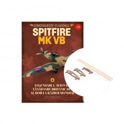 Macheta avion KIT Supermarine Spitfire MK VB nr 14, 1:12 Libertatea 
