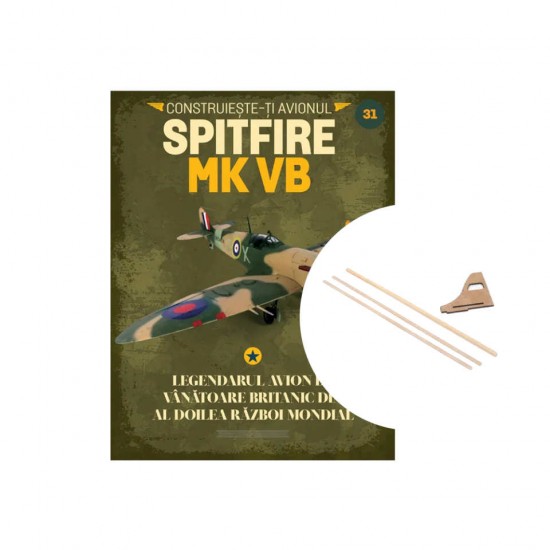 Macheta avion KIT Supermarine Spitfire MK VB nr 31, 1:12 Libertatea 