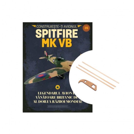 Macheta avion KIT Supermarine Spitfire MK VB nr 35, 1:12 Libertatea 