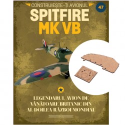 Macheta avion KIT Supermarine Spitfire MK VB nr 47, 1:12 Libertatea