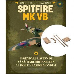 Macheta avion KIT Supermarine Spitfire MK VB nr 51, 1:12 Libertatea