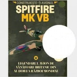 Macheta avion KIT Supermarine Spitfire MK VB nr 62, 1:12 Libertatea