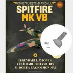 Macheta avion KIT Supermarine Spitfire MK VB nr 66, 1:12 Libertatea