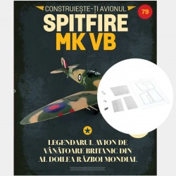 Macheta avion KIT Supermarine Spitfire MK VB nr 79, 1:12 Libertatea