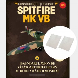 Macheta avion KIT Supermarine Spitfire MK VB nr 80, 1:12 Libertatea