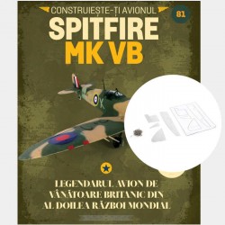 Macheta avion KIT Supermarine Spitfire MK VB nr 81, 1:12 Libertatea