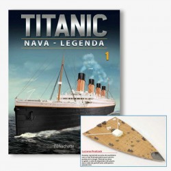 Macheta nava KIT Titanic nr 01, 1:200 Hachette