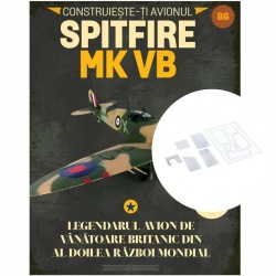 Macheta avion KIT Supermarine Spitfire MK VB nr 86, 1:12 Libertatea