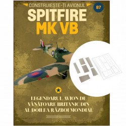 Macheta avion KIT Supermarine Spitfire MK VB nr 87, 1:12 Libertatea