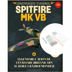 Macheta avion KIT Supermarine Spitfire MK VB nr 89, 1:12 Libertatea