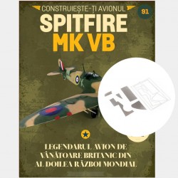 Macheta avion KIT Supermarine Spitfire MK VB nr 91, 1:12 Libertatea