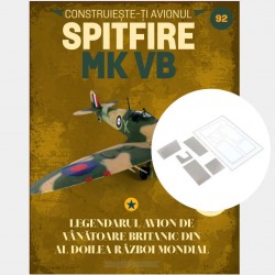 Macheta avion KIT Supermarine Spitfire MK VB nr 92, 1:12 Libertatea