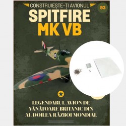 Macheta avion KIT Supermarine Spitfire MK VB nr 93, 1:12 Libertatea