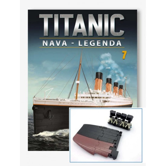 Macheta nava KIT Titanic nr 07, 1:200 Hachette Libertatea