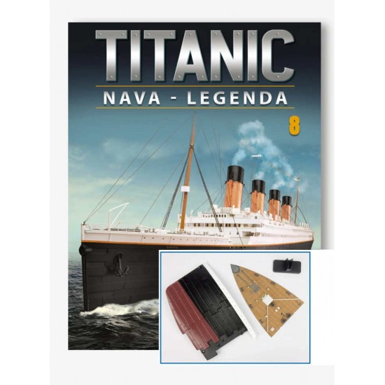 Macheta nava KIT Titanic nr 08, 1:200 Hachette Libertatea