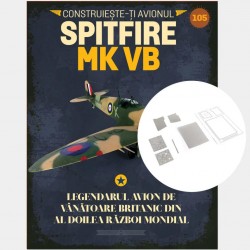 Macheta avion KIT Supermarine Spitfire MK VB nr 105, 1:12 Libertatea