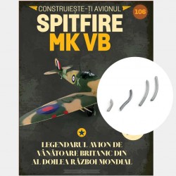Macheta avion KIT Supermarine Spitfire MK VB nr 106, 1:12 Libertatea