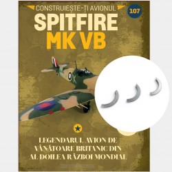 Macheta avion KIT Supermarine Spitfire MK VB nr 107, 1:12 Libertatea