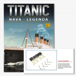 Macheta nava KIT Titanic nr 28, 1:200 Hachette Libertatea