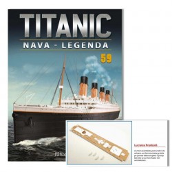 Macheta nava KIT Titanic nr 59, 1:200 Hachette Libertatea
