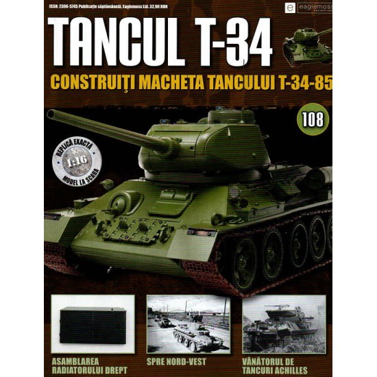 Colectia Tancul Т-34 Nr.108, 1:16 macheta kit de asamblat, Eaglemoss
