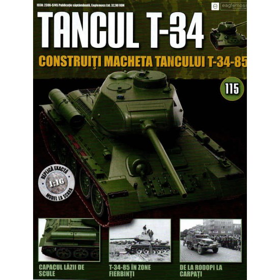 Colectia Tancul Т-34 Nr.115, 1:16 macheta kit de asamblat, Eaglemoss