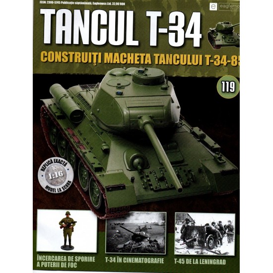 Colectia Tancul Т-34 Nr.119, 1:16 macheta kit de asamblat, Eaglemoss