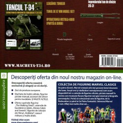 Colectia Tancul Т-34 Nr.122, 1:16 macheta kit de asamblat, Eaglemoss