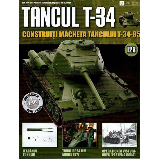 Colectia Tancul Т-34 Nr.123, 1:16 macheta kit de asamblat, Eaglemoss