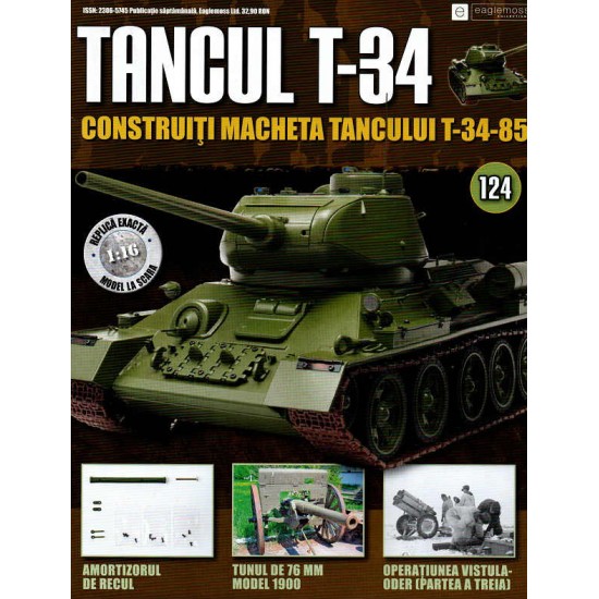 Colectia Tancul Т-34 Nr.124, 1:16 macheta kit de asamblat, Eaglemoss