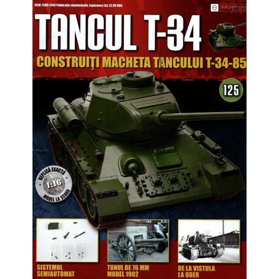 Colectia Tancul Т-34 Nr.125, 1:16 macheta kit de asamblat, Eaglemoss