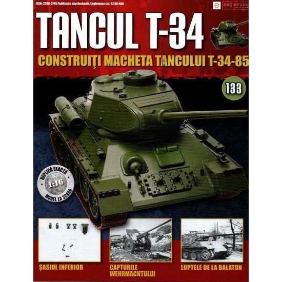 Colectia Tancul Т-34 Nr.133, 1:16 macheta kit de asamblat, Eaglemoss