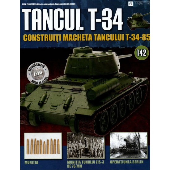 Colectia Tancul Т-34 Nr.142, 1:16 macheta kit de asamblat, Eaglemoss