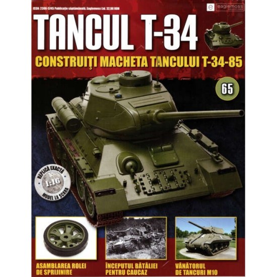 Colectia Tancul Т-34 Nr.65, 1:16 macheta kit de asamblat, Eaglemoss