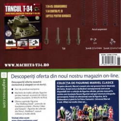 Colectia Tancul Т-34 Nr.68, 1:16 macheta kit de asamblat, Eaglemoss
