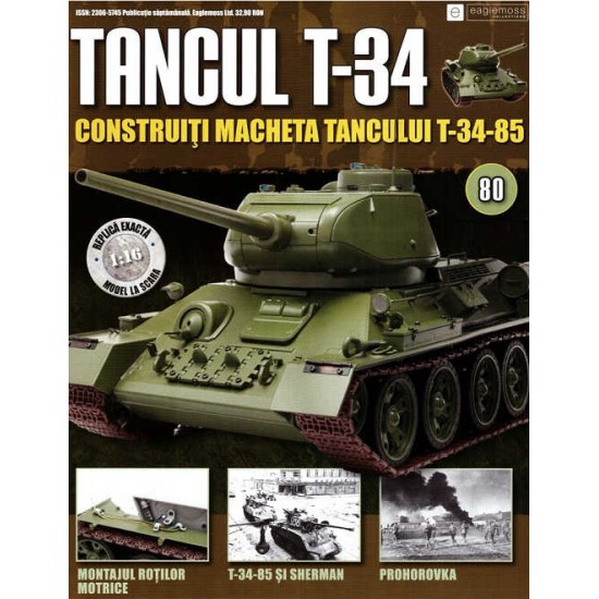 Colectia Tancul Т-34 Nr.80, 1:16 macheta kit de asamblat, Eaglemoss