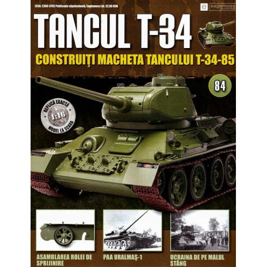 Colectia Tancul Т-34 Nr.84, 1:16 macheta kit de asamblat, Eaglemoss